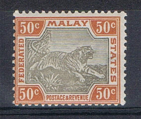 Image of Malaysia-Federated Malay States SG 22 FU British Commonwealth Stamp